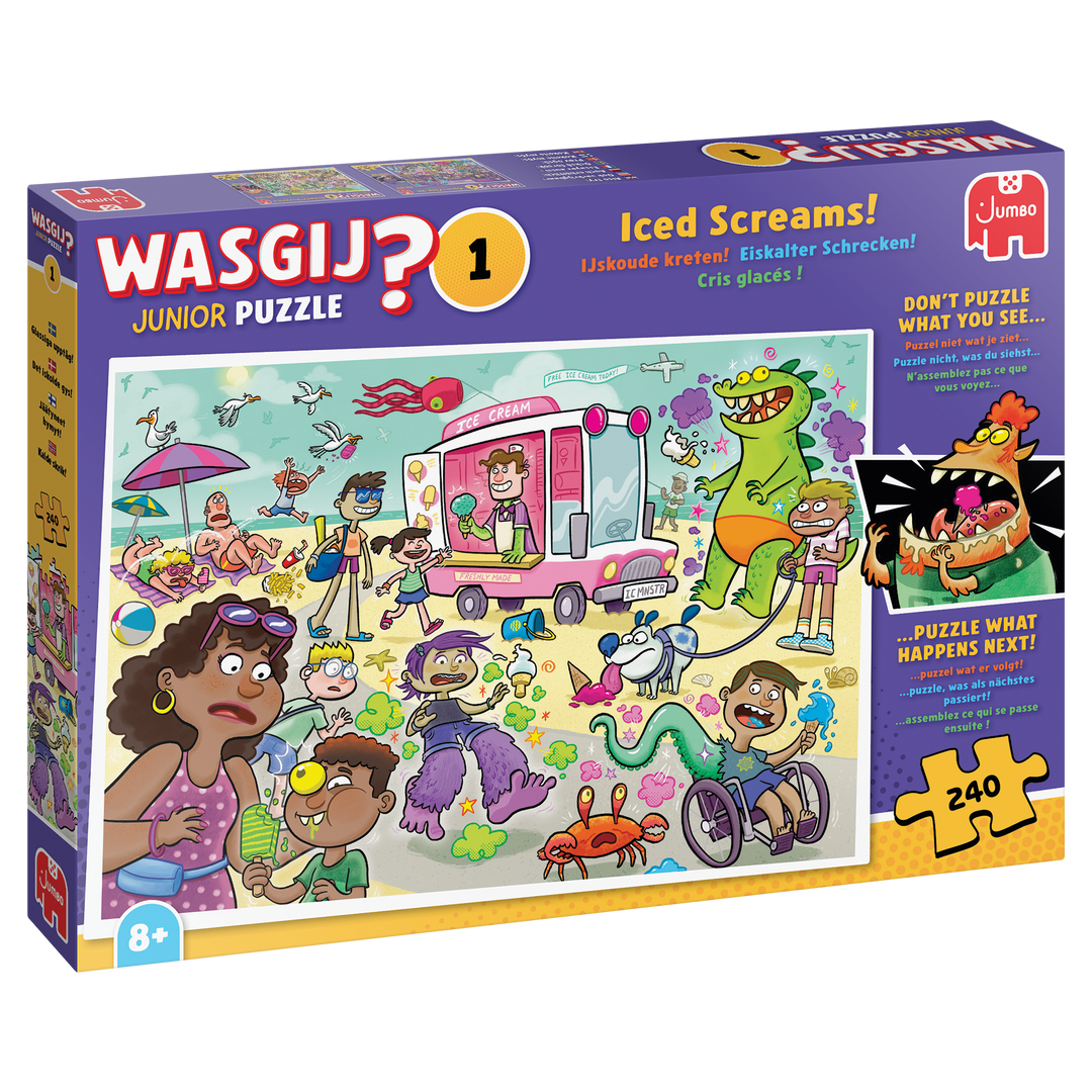 Wasgij Junior 1 - Iced Screams! (240 brikker)