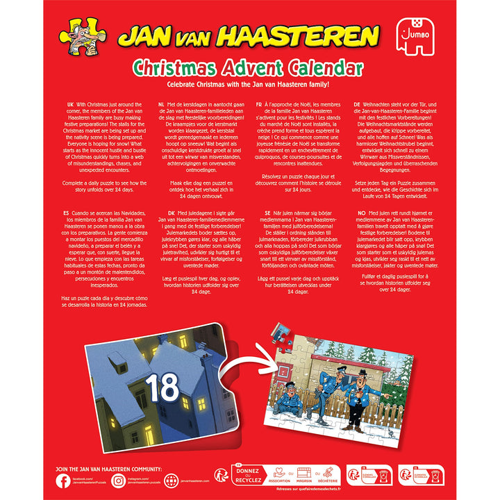 Jan van Haasteren: Advent Calendar 2026 (24x54 brikker)