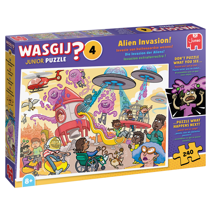 Wasgij Junior 4 - Alien Invasion! (240 brikker)