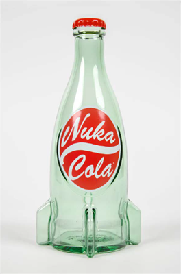 Fallout "Nuka Cola" Glass Bottle & Cap