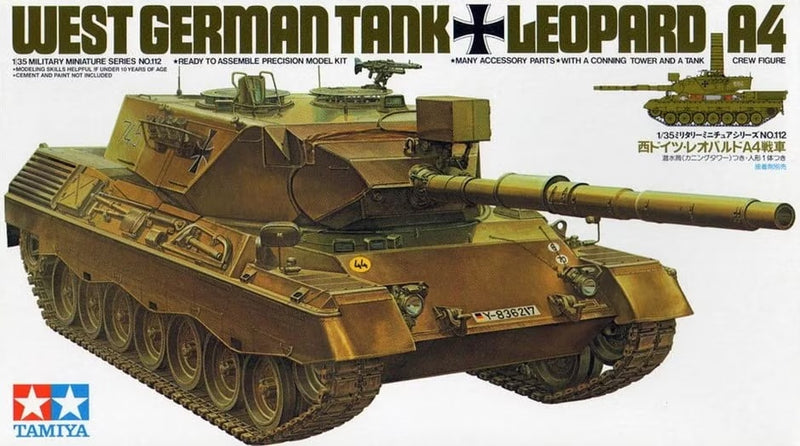 Tamiya 1/35 West German Tank Leopard A4 (35112)