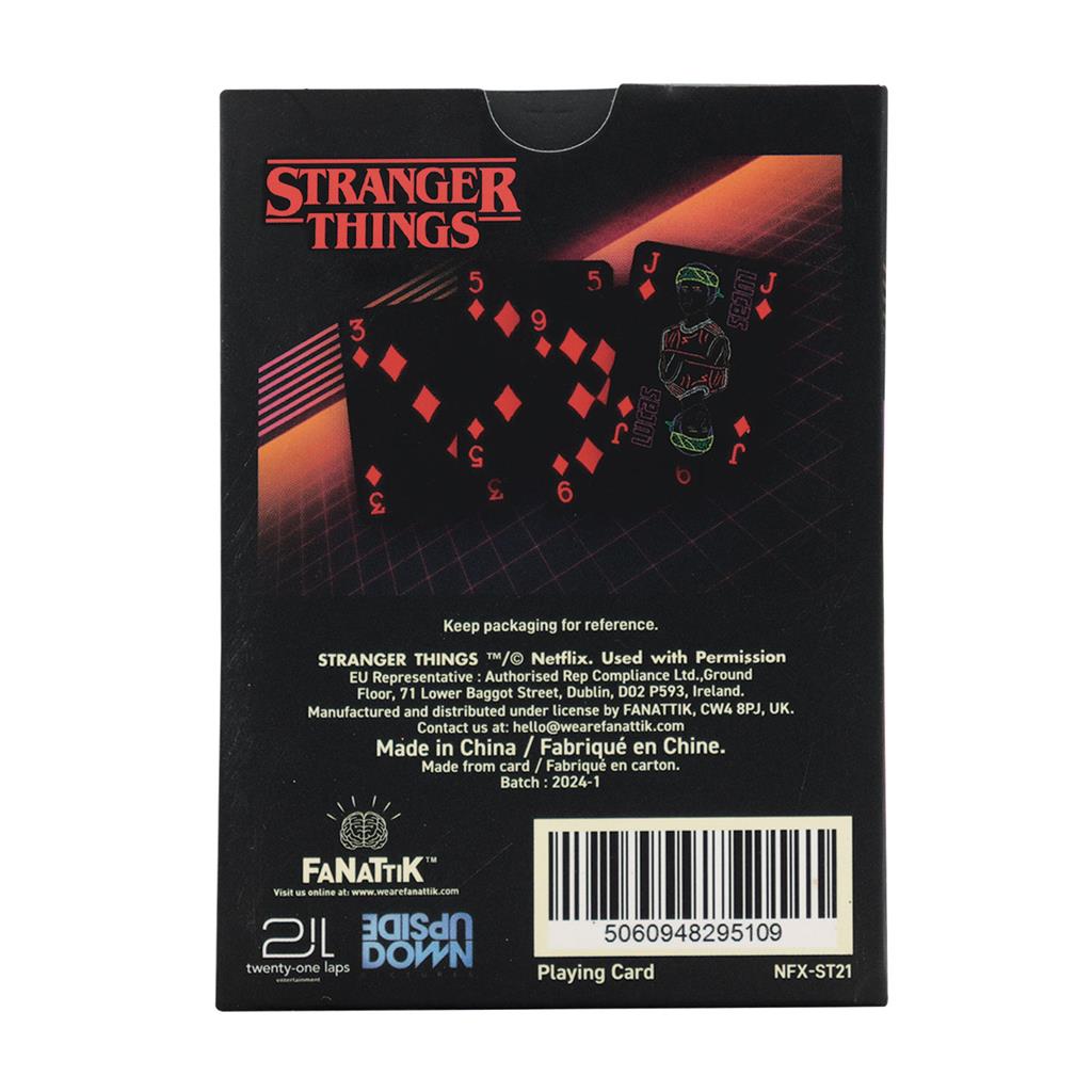 Stranger Things Playing Cards