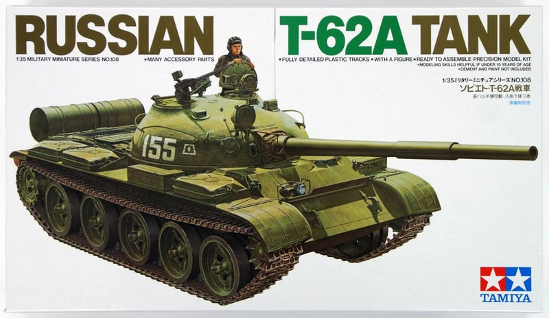 Tamiya 1/35 Russian T-62A Tank (35108)