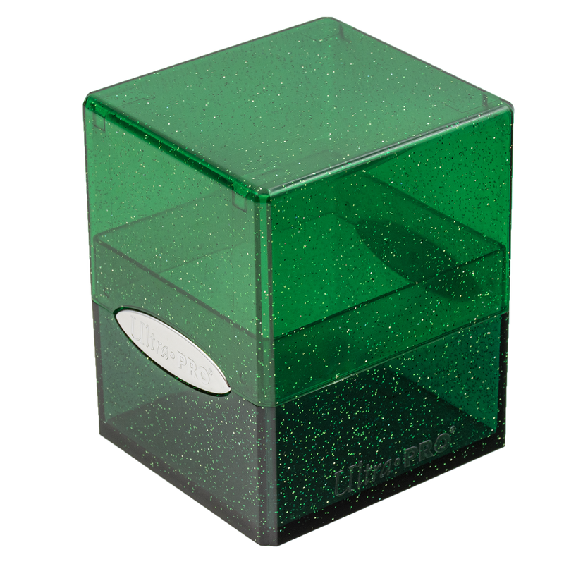 Glitter Satin Cube - Green (Ultra PRO)