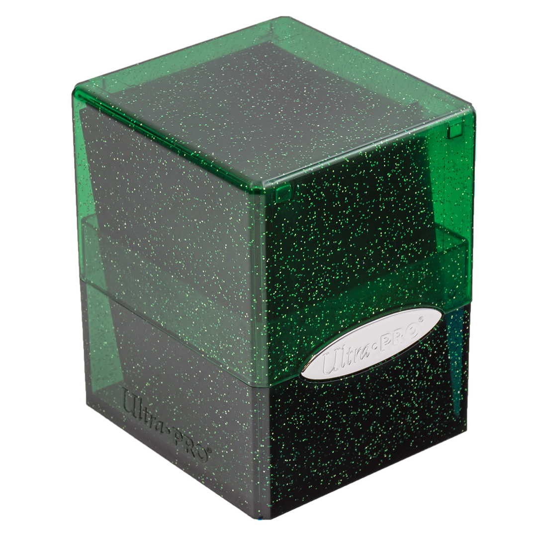 Glitter Satin Cube - Green (Ultra PRO)