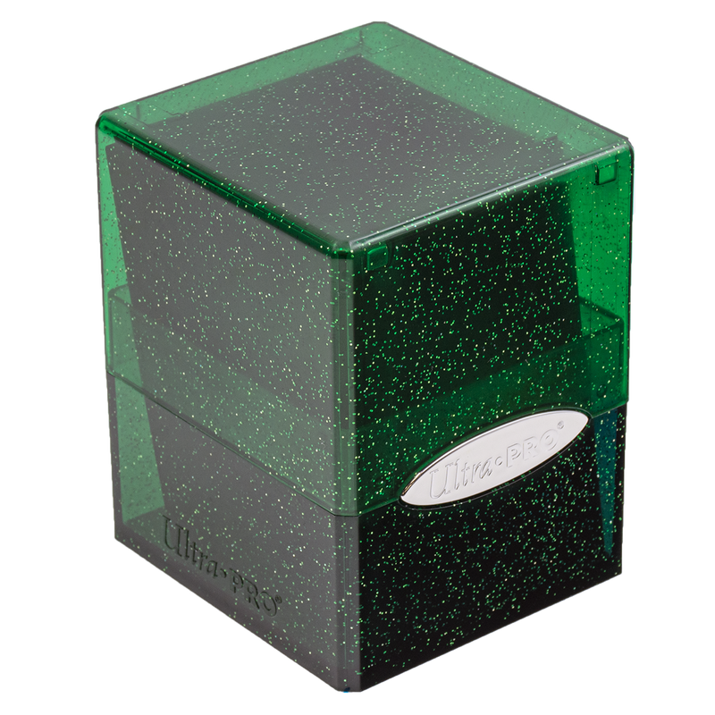 Glitter Satin Cube - Green (Ultra PRO)