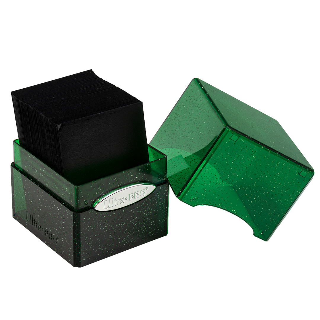 Glitter Satin Cube - Green (Ultra PRO)