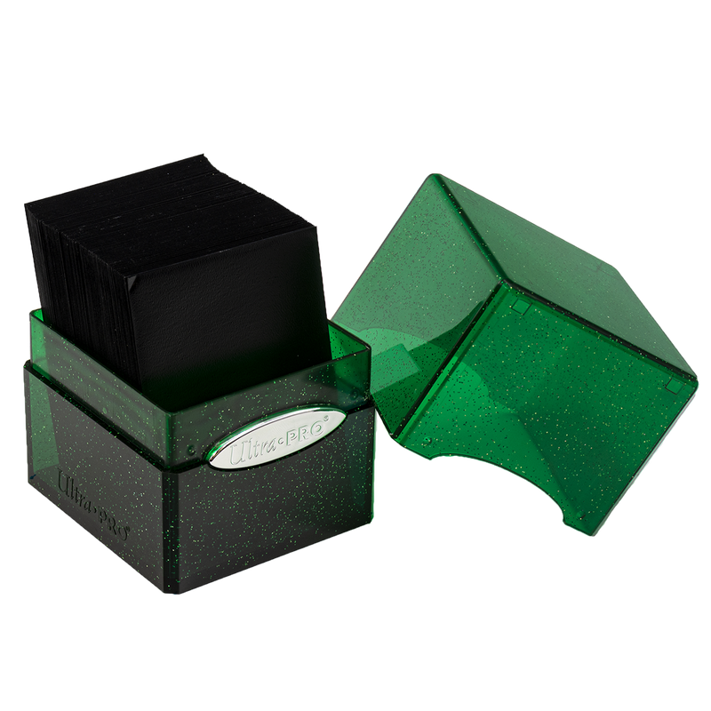 Glitter Satin Cube - Green (Ultra PRO)