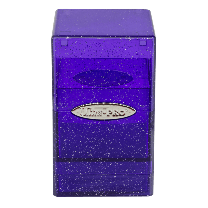 Glitter Satin Tower Deck Box - Purple (Ultra PRO)