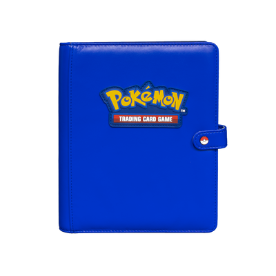 Premium Blue 4-Pocket Snap Binder for Pokémon (Ultra PRO)