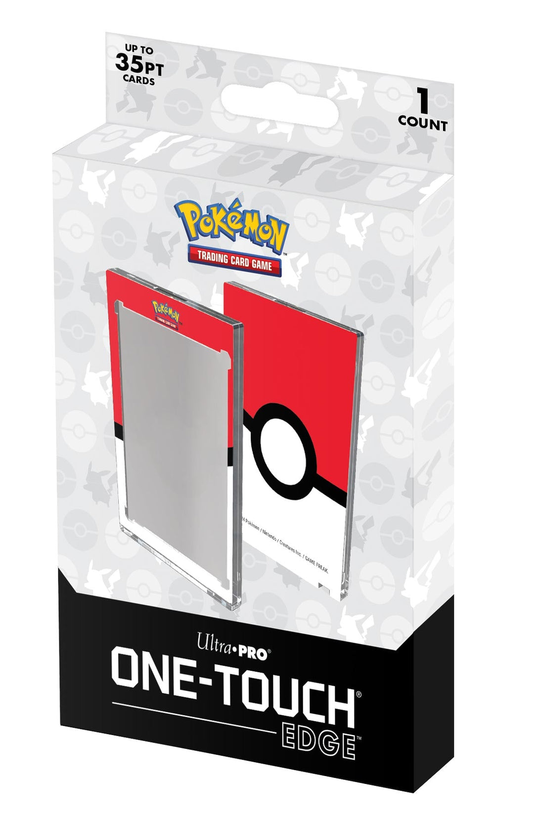 Single 35pt ONE-TOUCH Edge - Poké Ball Printed Magnetic Card Holder for Pokémon (Ultra PRO)