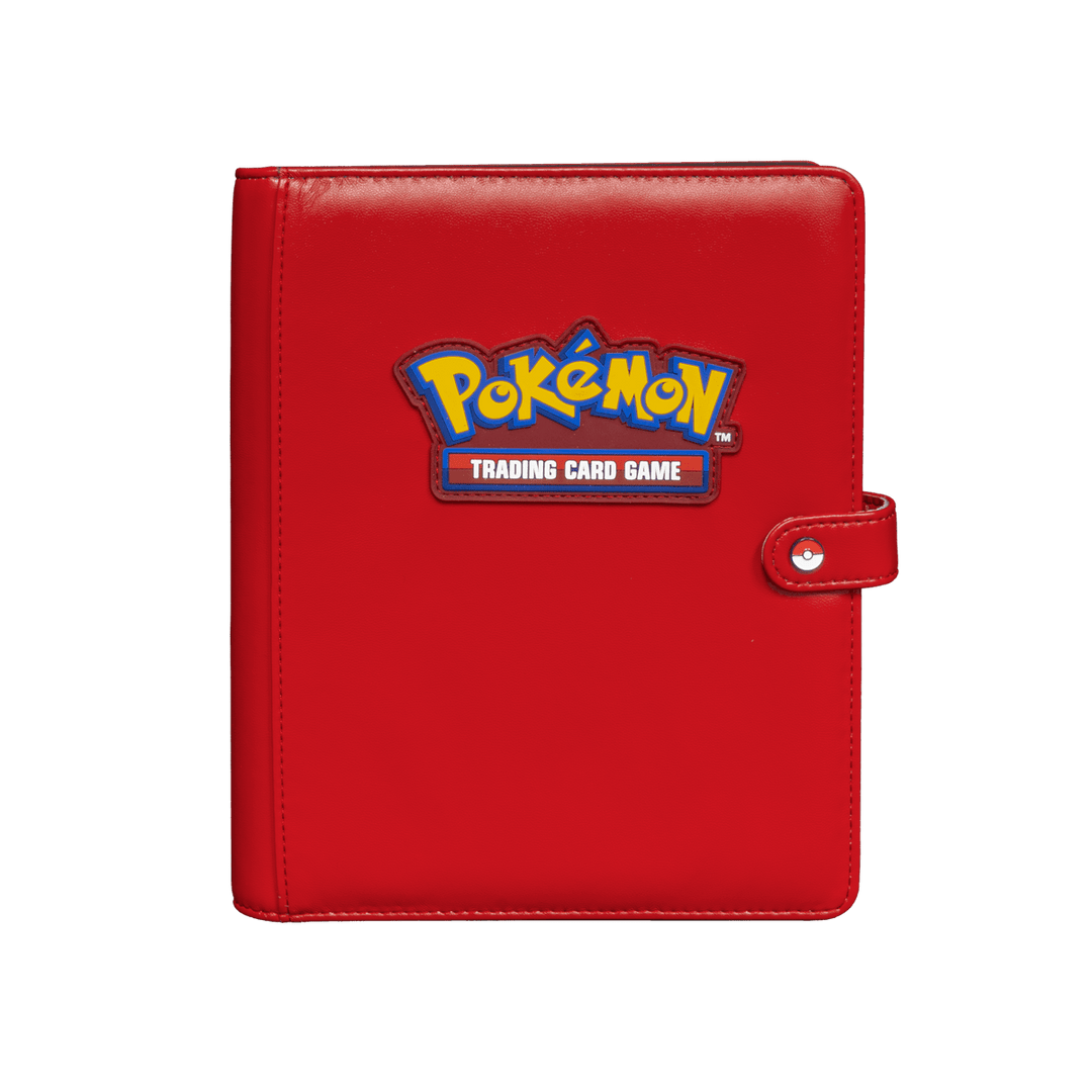 Premium Red 4-Pocket Snap Binder for Pokémon (Ultra PRO)