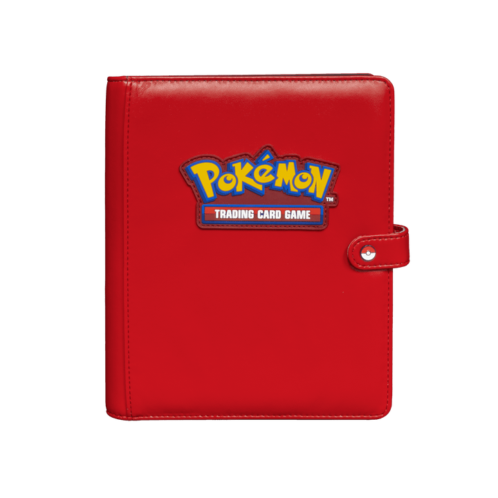 Premium Red 4-Pocket Snap Binder for Pokémon (Ultra PRO)