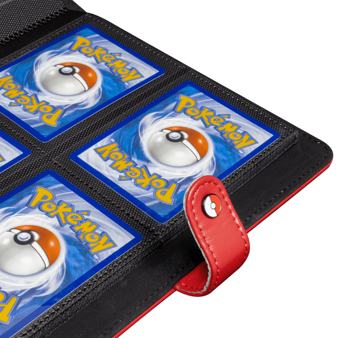 Premium Red 4-Pocket Snap Binder for Pokémon (Ultra PRO)