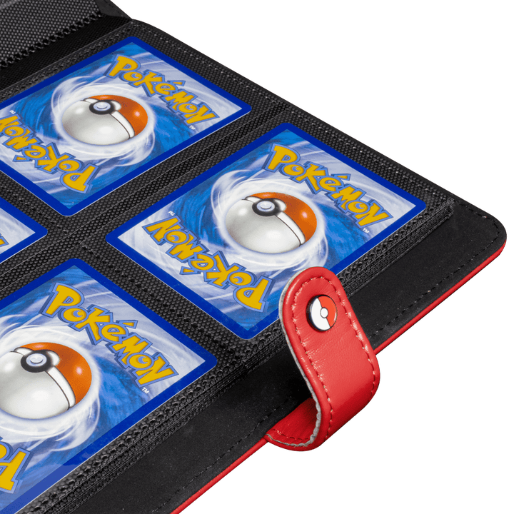 Premium Red 4-Pocket Snap Binder for Pokémon (Ultra PRO)