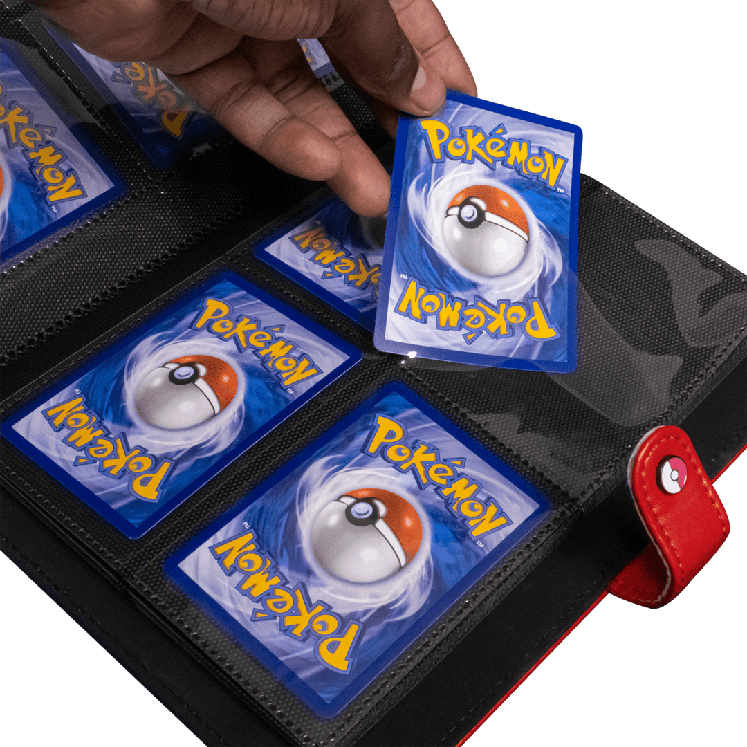 Premium Red 4-Pocket Snap Binder for Pokémon (Ultra PRO)