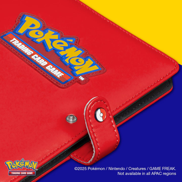 Premium Red 4-Pocket Snap Binder for Pokémon (Ultra PRO)