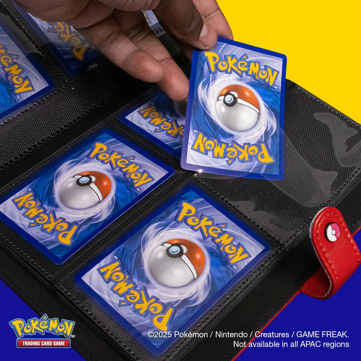 Premium Red 4-Pocket Snap Binder for Pokémon (Ultra PRO)