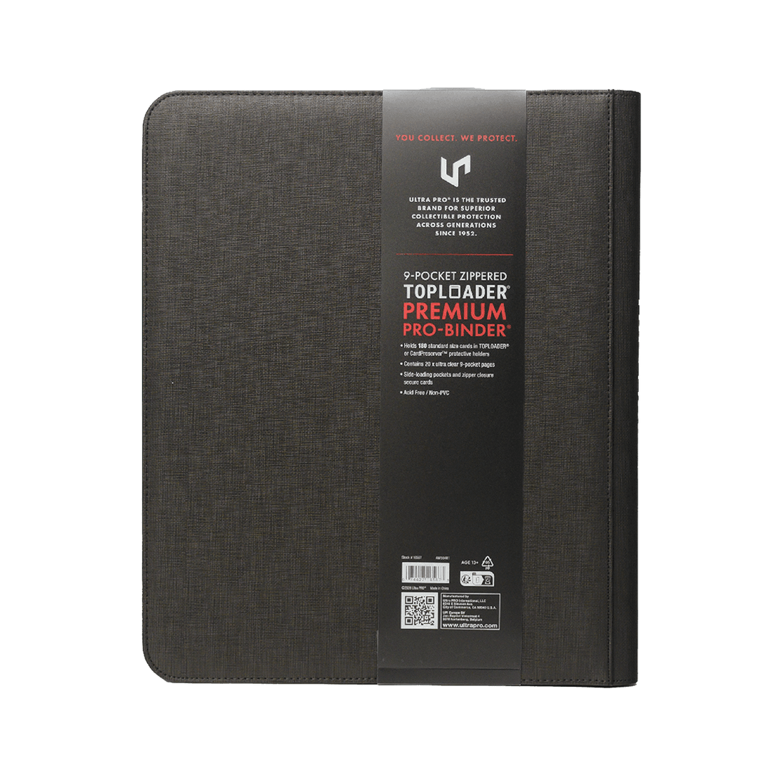 9-Pocket Zippered TOPLOADER® Premium PRO-BINDER® (Ultra PRO)