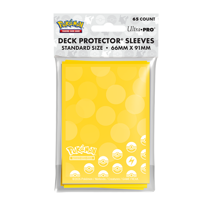 Energy - Lightning Type 65ct DECK PROTECTOR® Sleeves for Pokémon (Ultra PRO)