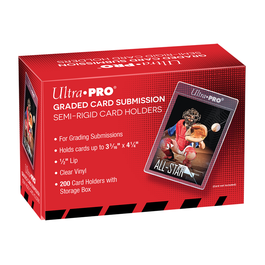 1/2" Lip Semi-Rigid Tall Card Holders (200ct) (Ultra PRO)