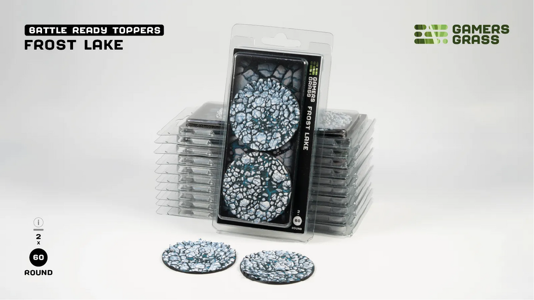 GamersGrass Frost Lake - Round 60mm (x2)