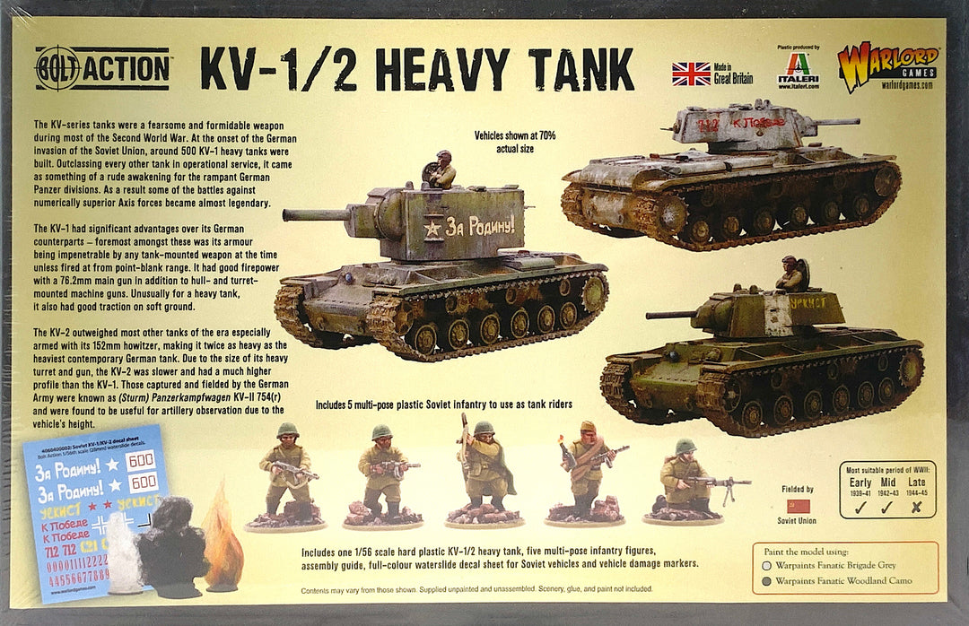 Bolt Action: KV-1/2 Heavy Tank (2025)