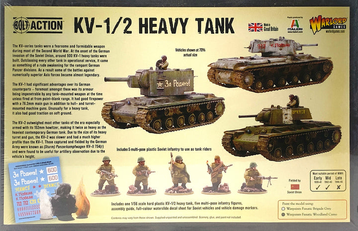 Bolt Action: KV-1/2 Heavy Tank (2025)