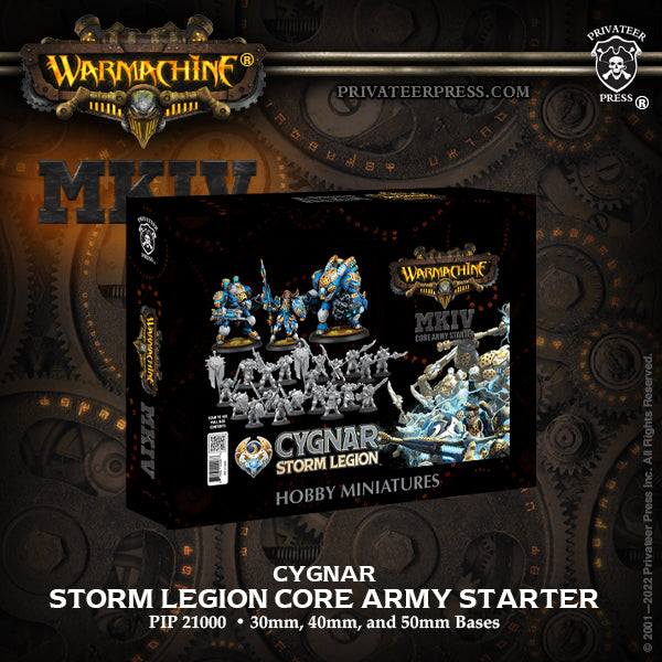 Warmachine MKIV: Cygnar Storm Legion Core Army Starter