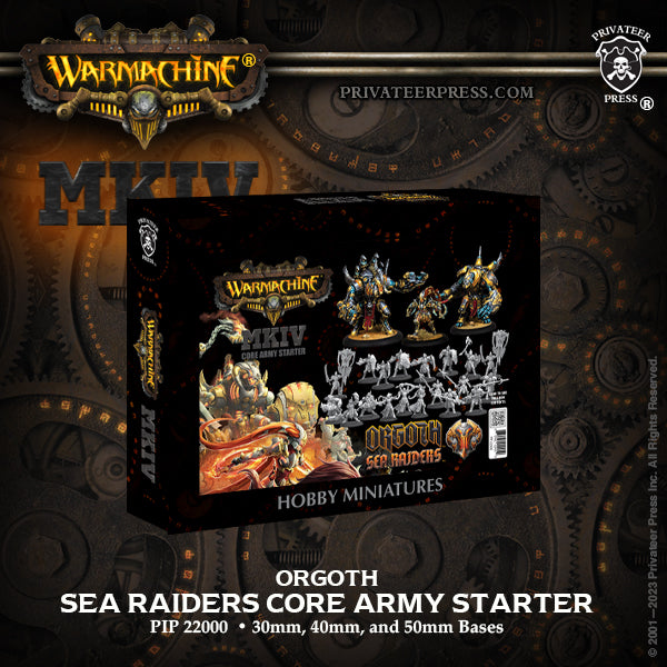 Warmachine MKIV: Orgoth Sea Raiders Core Army Starter