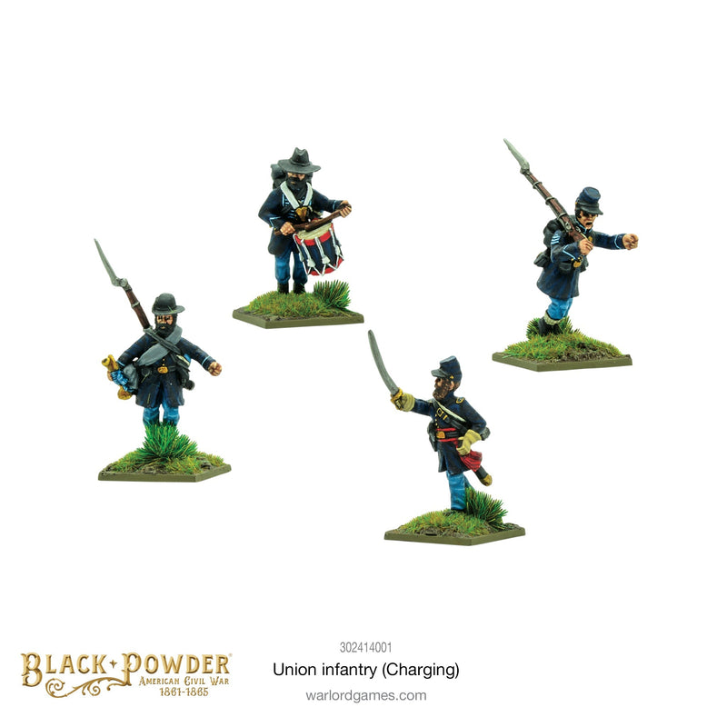 Black Powder: American Civil War - Infantry Regiment Charging