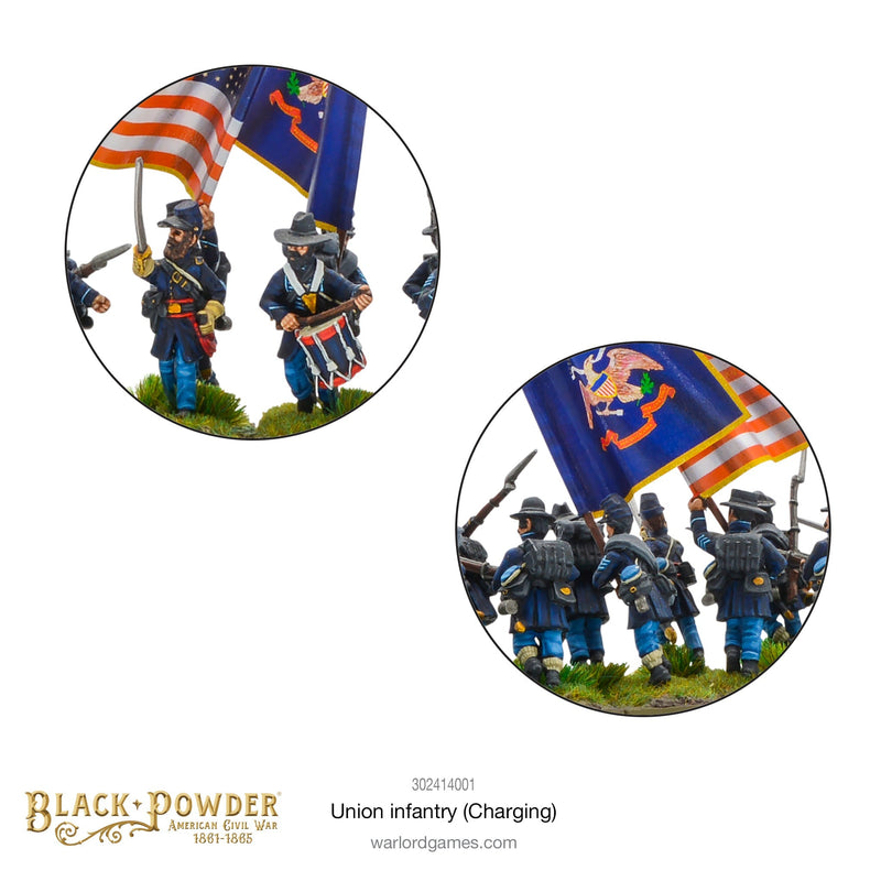 Black Powder: American Civil War - Infantry Regiment Charging