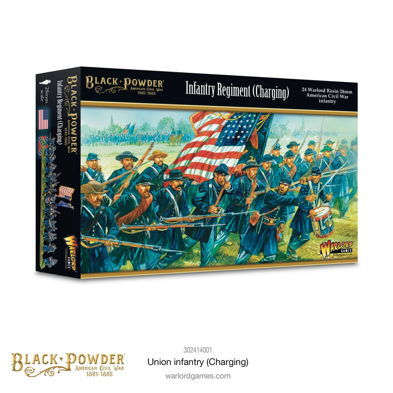 Black Powder: American Civil War - Infantry Regiment Charging