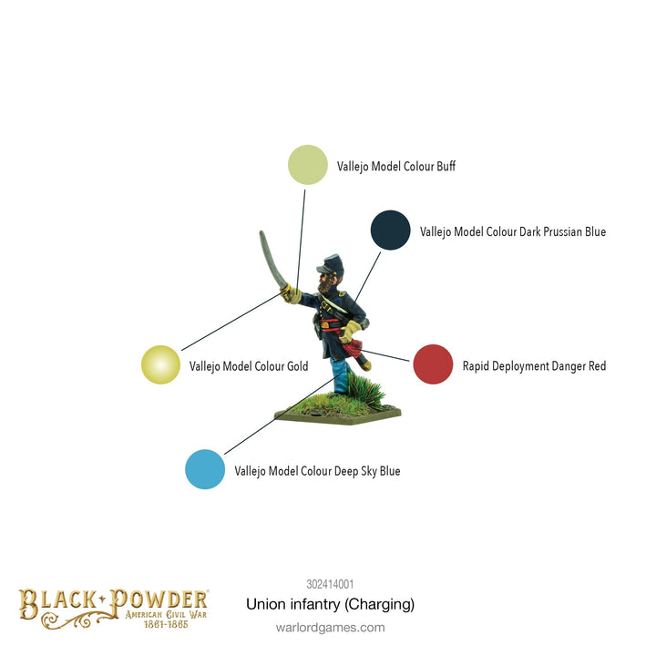 Black Powder: American Civil War - Infantry Regiment Charging