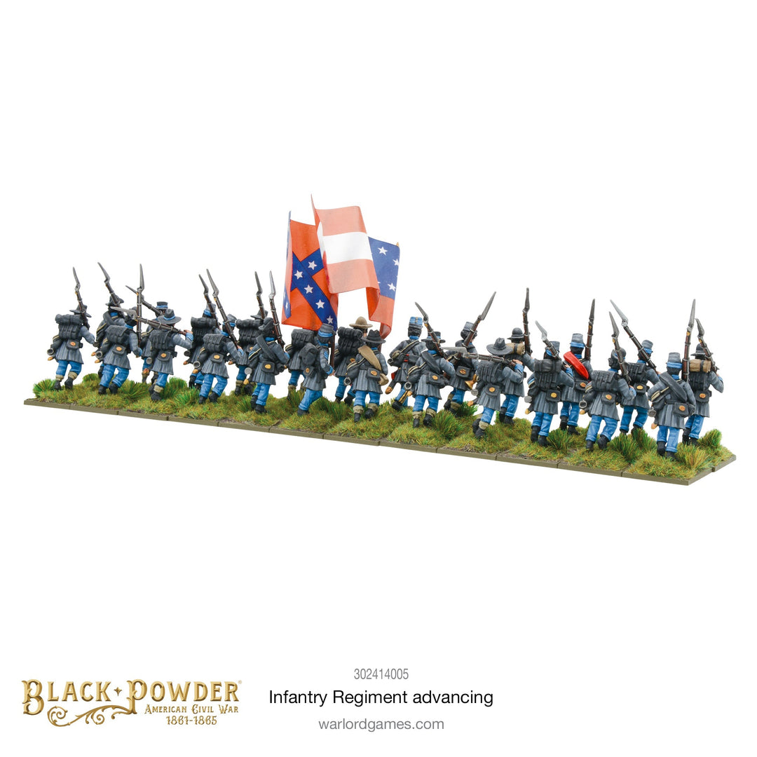 Black Powder: American Civil War - Infantry Regiment Advancing