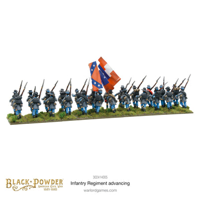 Black Powder: American Civil War - Infantry Regiment Advancing