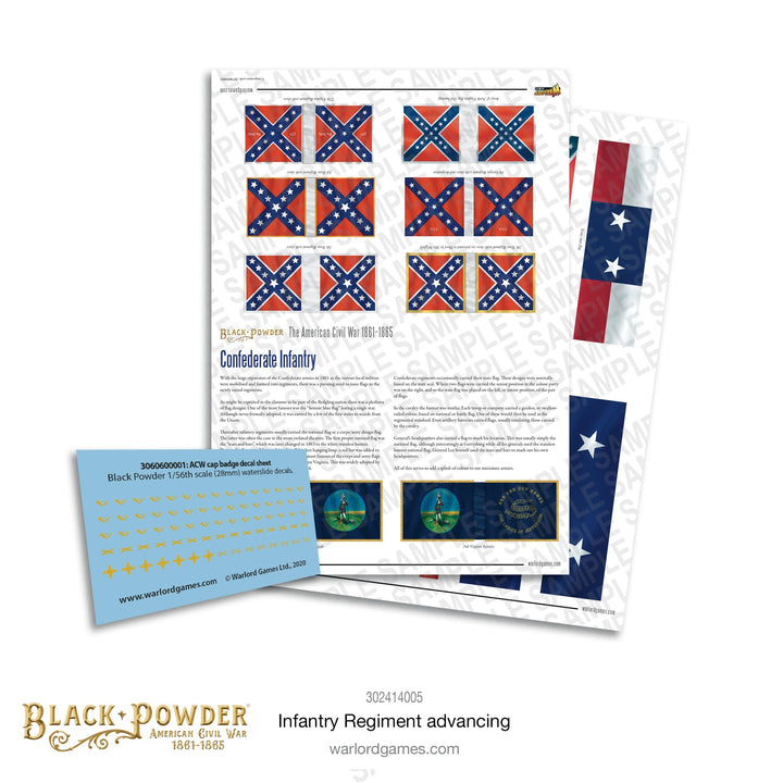 Black Powder: American Civil War - Infantry Regiment Advancing