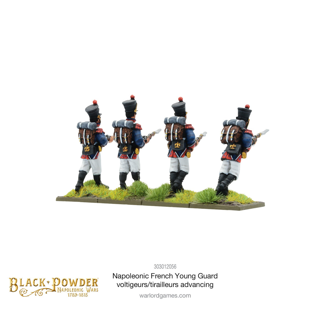 Black Powder: Napoleonic French Young Guard Voltigeurs/Tirailleurs advancing