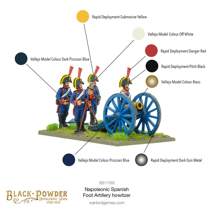 Black Powder: Napoleonic Wars - Spanish foot artillery howitzer