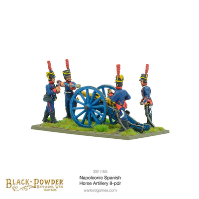 Black Powder: Napoleonic Wars - Napoleonic Spanish Horse Artillery with 8-pdr