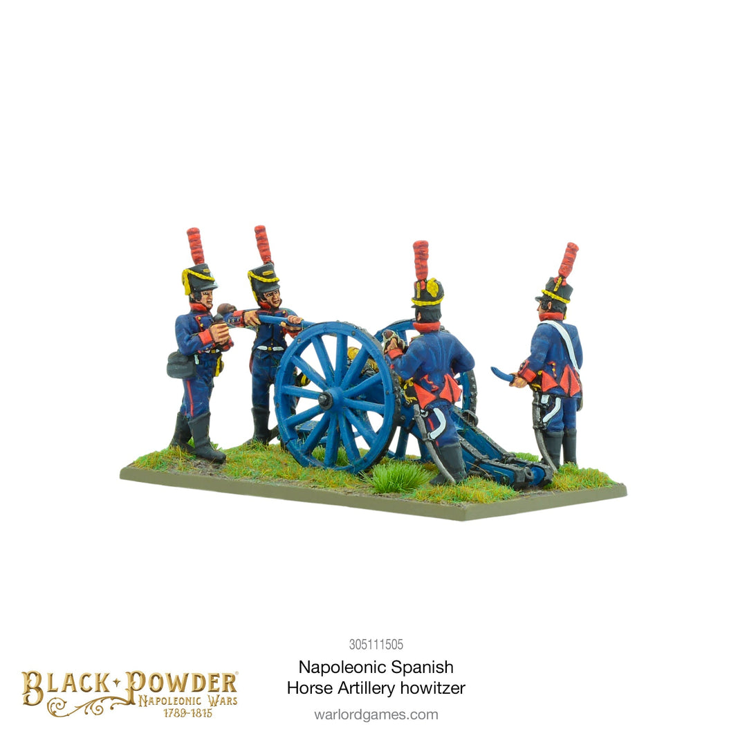 Black Powder: Napoleonic Wars - Napoleonic Spanish Horse Artillery with Howitzer