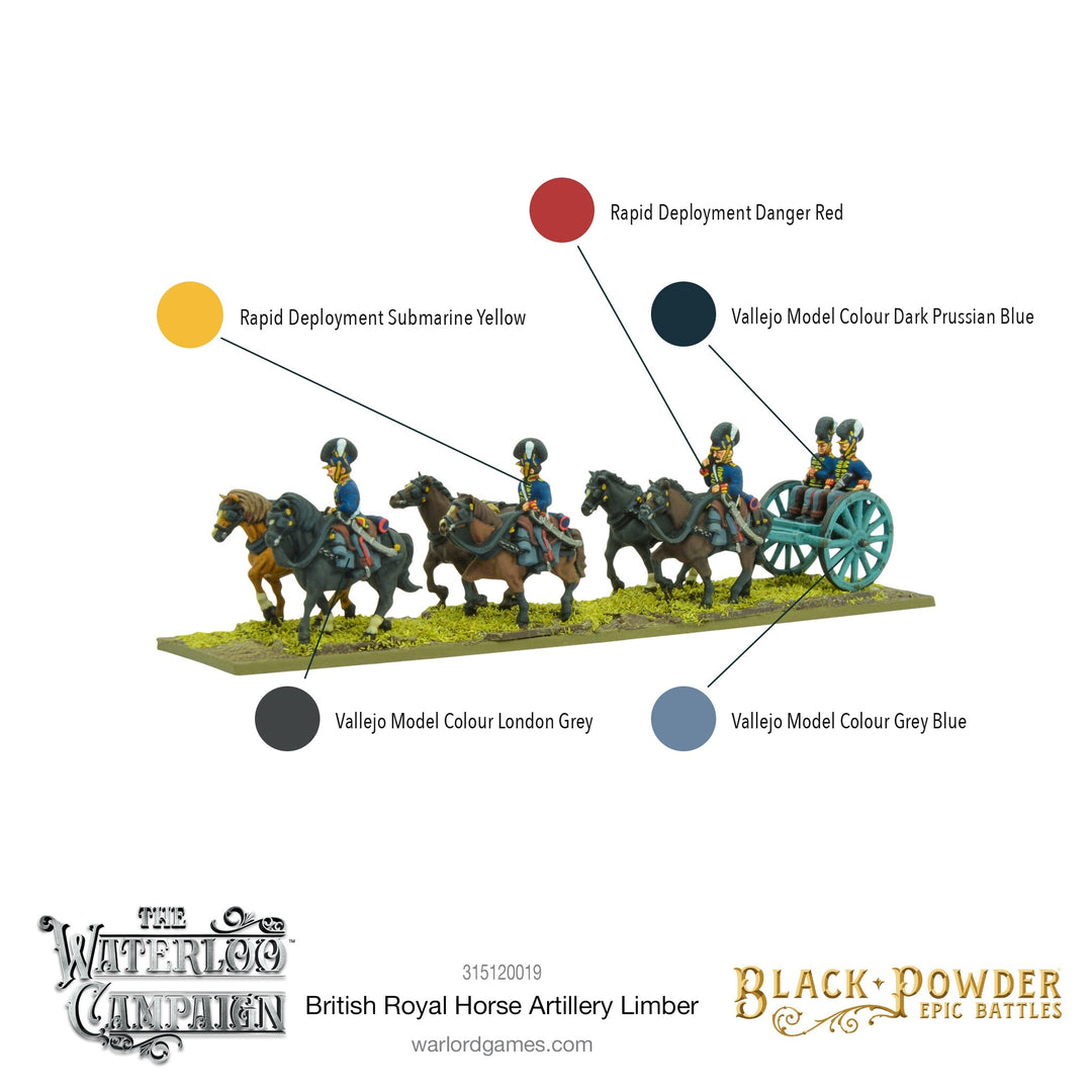 Black Powder Epic Battles: Napoleonic British Royal Horse Artillery Limber