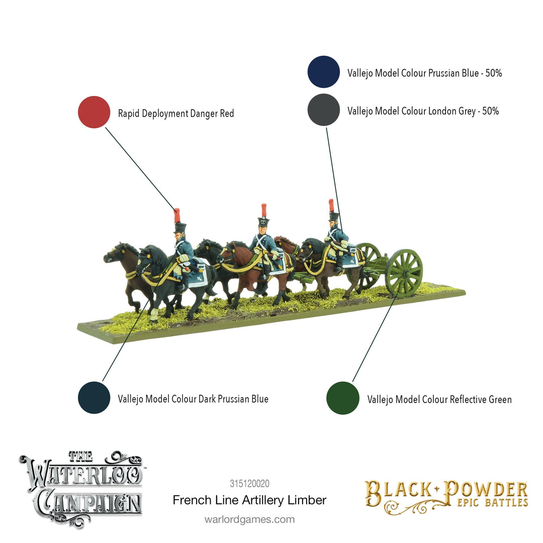 Black Powder Epic Battles: Napoleonic French Line Artillery Limber