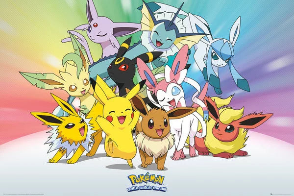Pokemon Poster Maxi 91.5x61 - Eevee