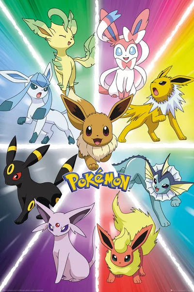 Pokemon Poster Maxi 91.5x61 - Eevee Evolution