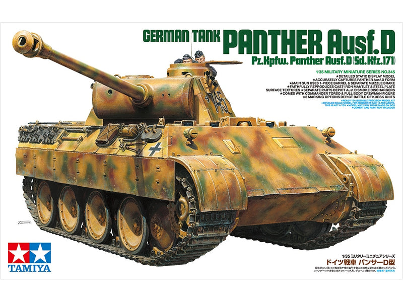 Tamiya 1/35 German Tank Panther Ausf.D (35345)