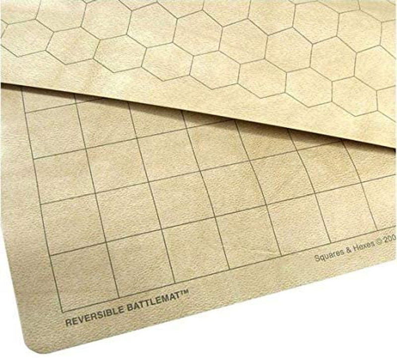 Reversible Megamat™ 1½" Squares & 1½" Hexes (34½" x 48" Playing Surface) (Chessex) (97257)