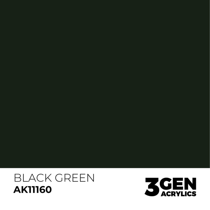 3GEN Acrylics: Black Green (AK Interactive) (AK11160)