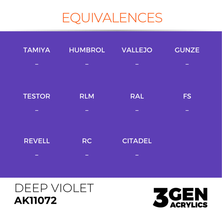 3GEN Acrylics: Deep Violet – Intense (AK Interactive) (AK11072)
