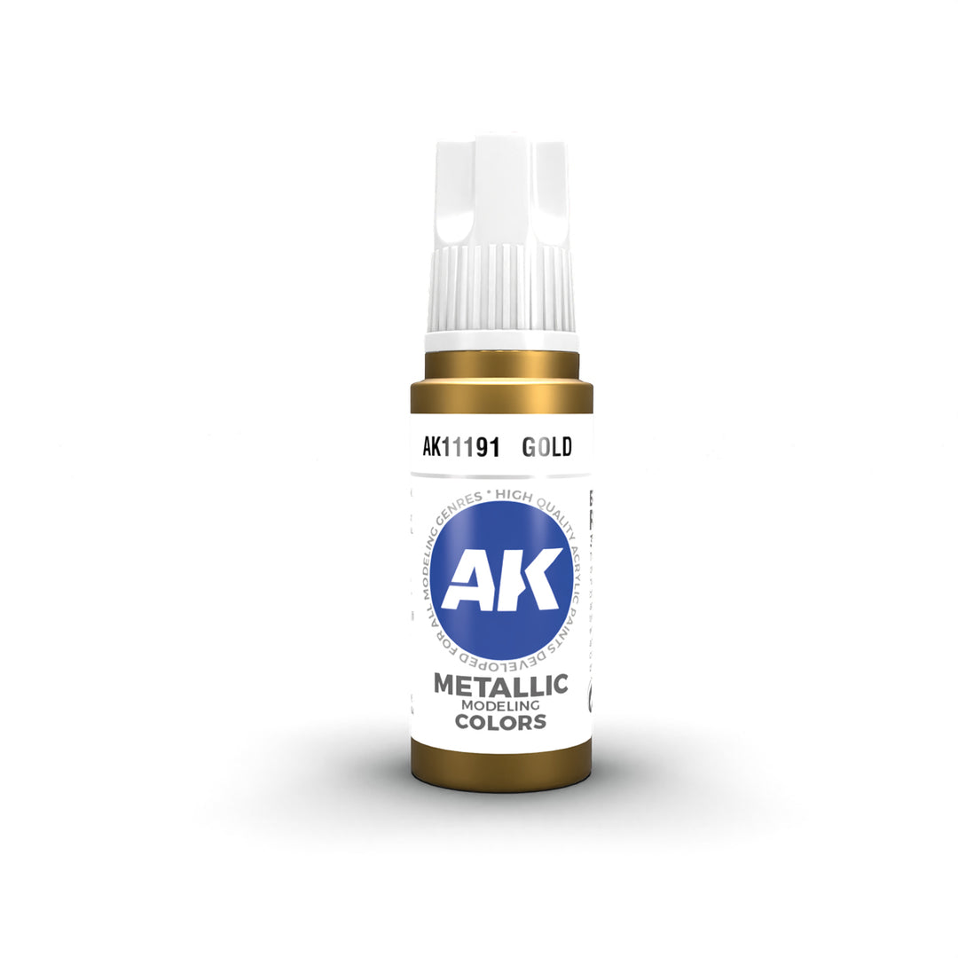 3GEN Acrylics: Gold – Metallic (AK Interactive) (AK11191)
